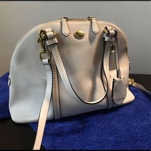 Coach Payton Leather Cora Domed Satchel